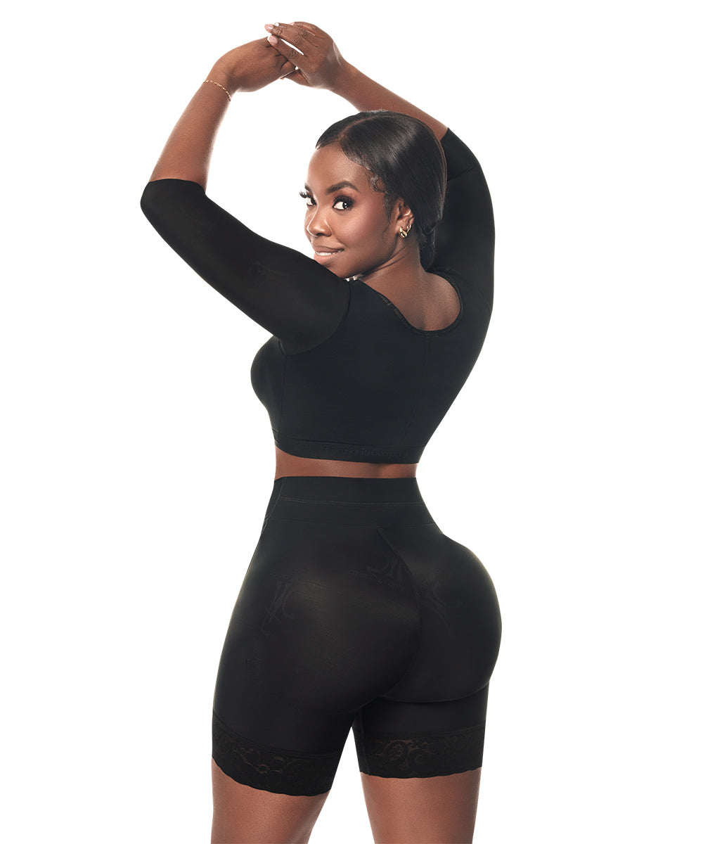 Bra With Sleeves • Black ( Ref. C-080 )