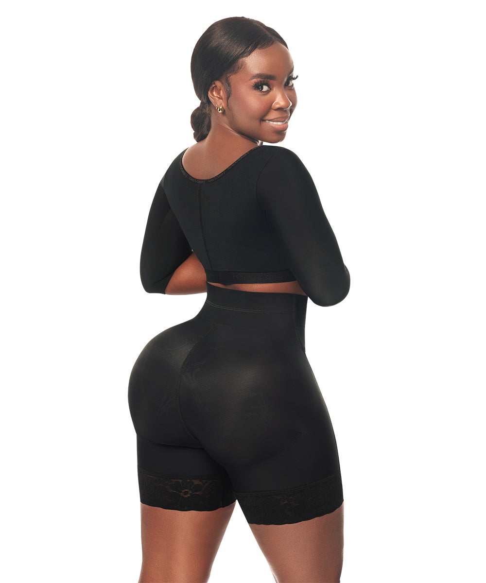 Bra With Sleeves • Black ( Ref. C-080 )