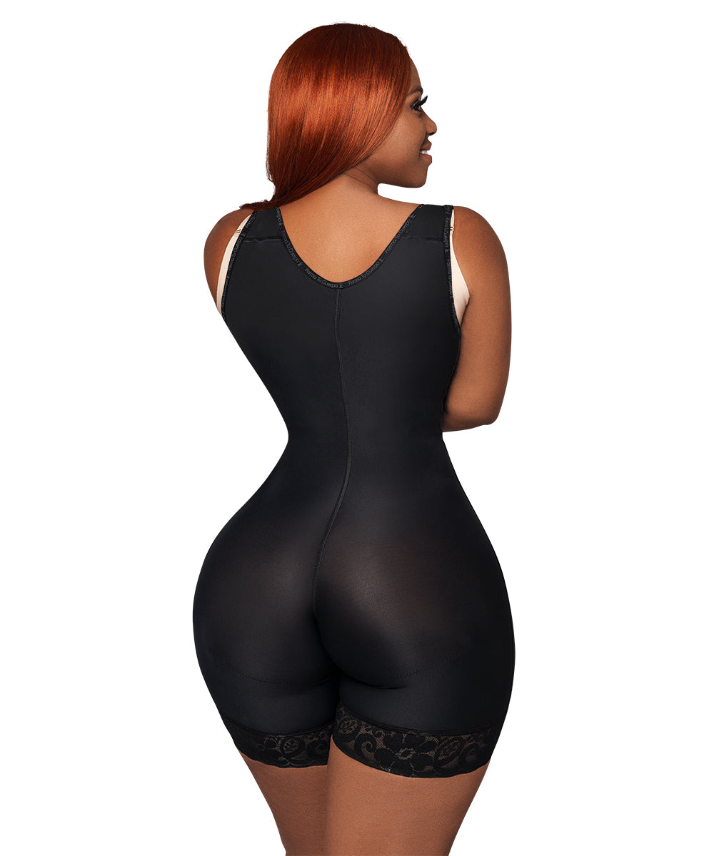 Medium Compression Faja with Snaps Black ( Ref. C-102 )