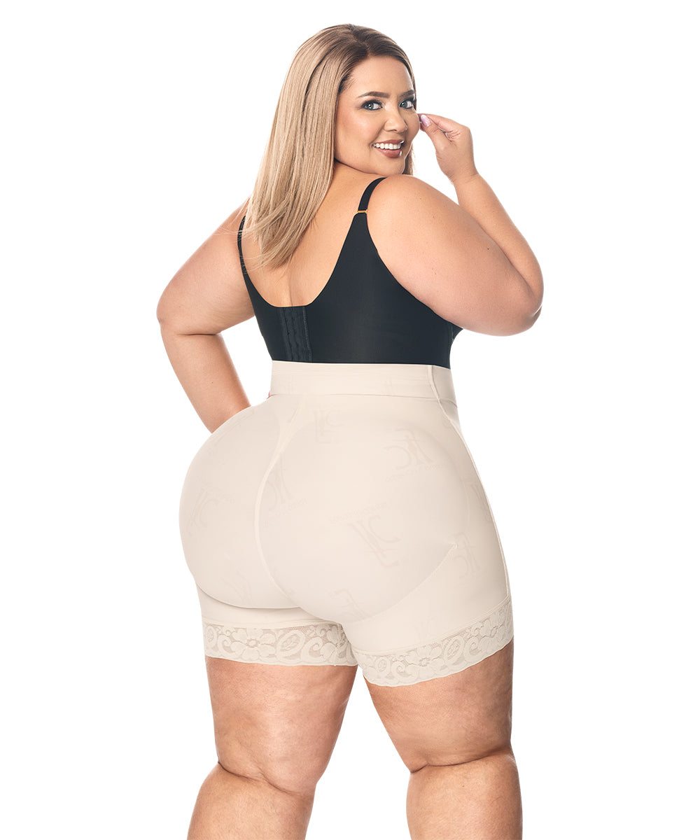 Seamless Shorts Booty-Lifting • Beige  (Ref. C-142)