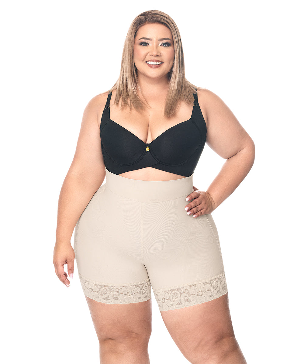 Seamless Shorts Booty-Lifting • Beige  (Ref. C-142)