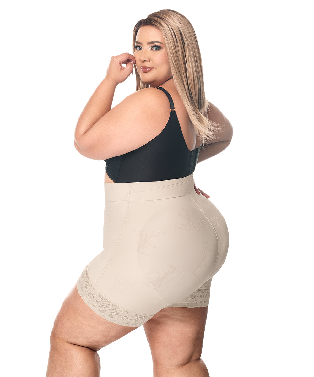 Seamless Shorts Booty-Lifting • Beige  (Ref. C-142)