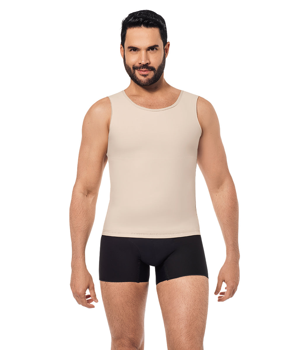 Seamless • Posture Corrector • Compression Vest For Men • Beige • Black ( Ref. H-004 / H-011 )