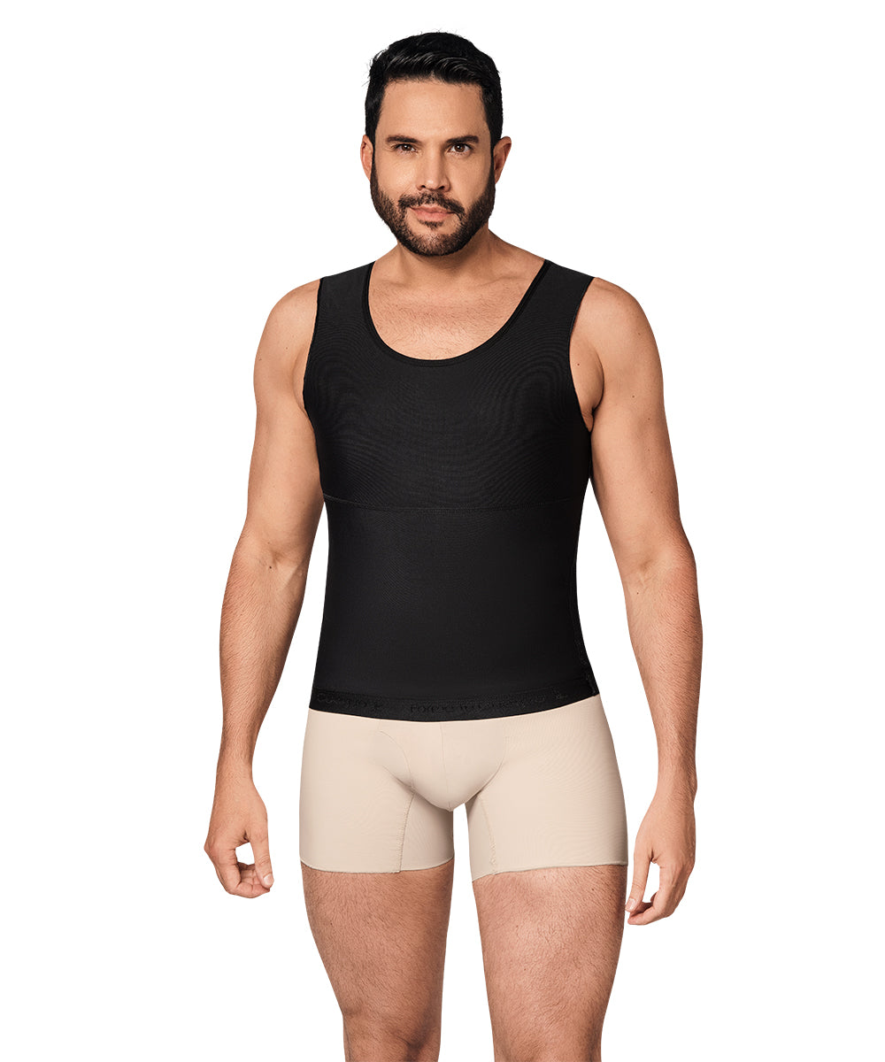 Seamless • Posture Corrector • Compression Vest For Men • Beige • Black ( Ref. H-004 / H-011 )