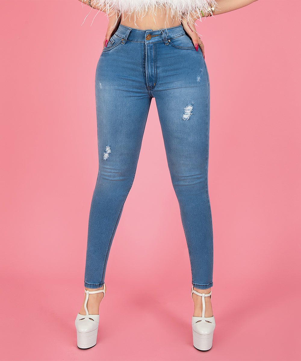 Pantalones Push Up  - Sky  ( Ref. J-281 )