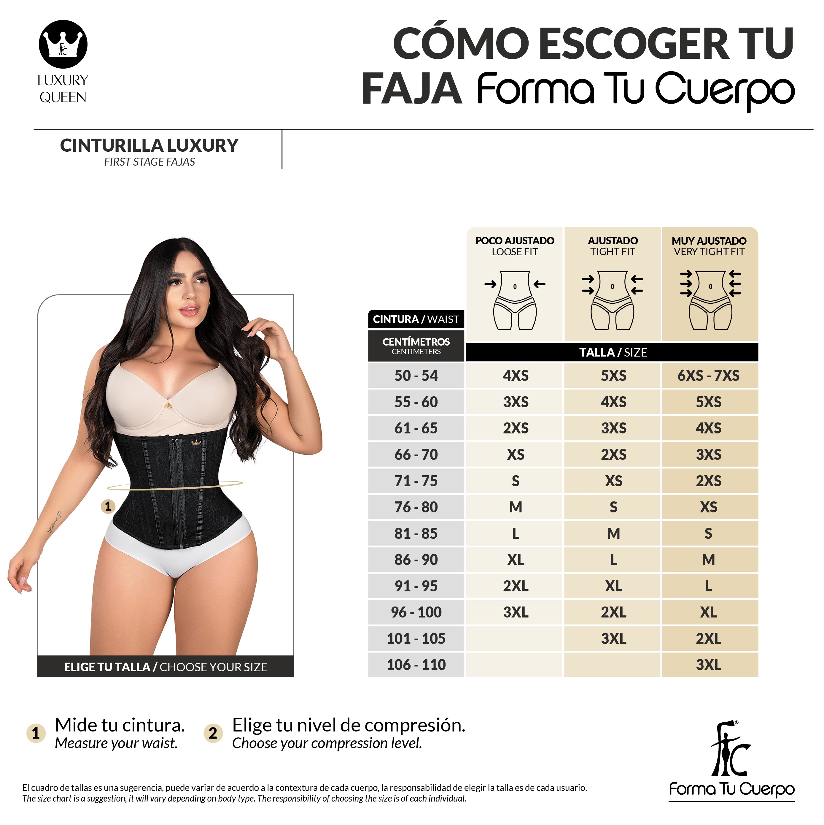 Corset Luxury ( Ref. Lux-060 / Lux-061)