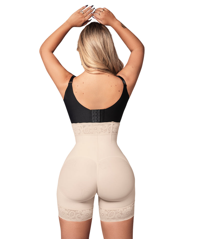 HGps8w Butt Lifter Padded Shapewear Bodysuit for Women, Tummy Control Fajas  Colombianas Body Shaper Thigh Slimmer Shorts at  Women's Clothing  store