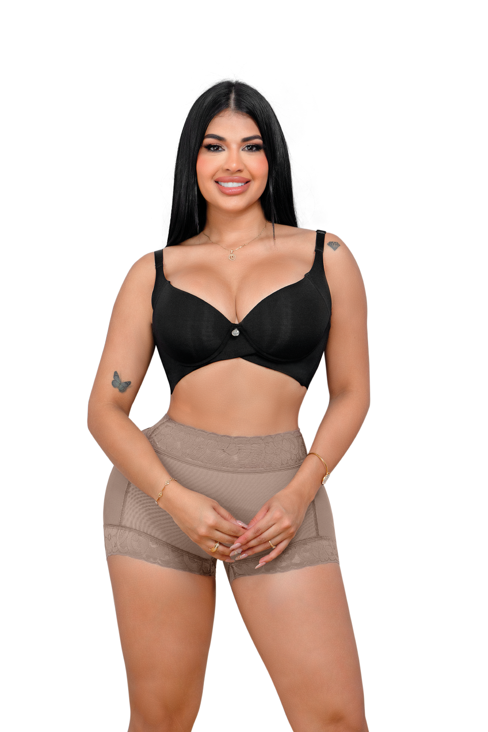 Short cachetero invisible / cocoa (Ref: P-170)