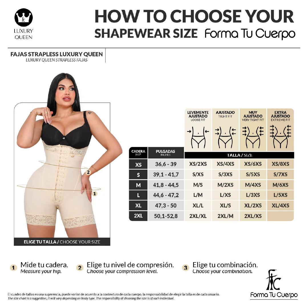 Hourglass body Shape - Luxury Queen (Ref. LUXI-251 | Ref. LUXI-051 )