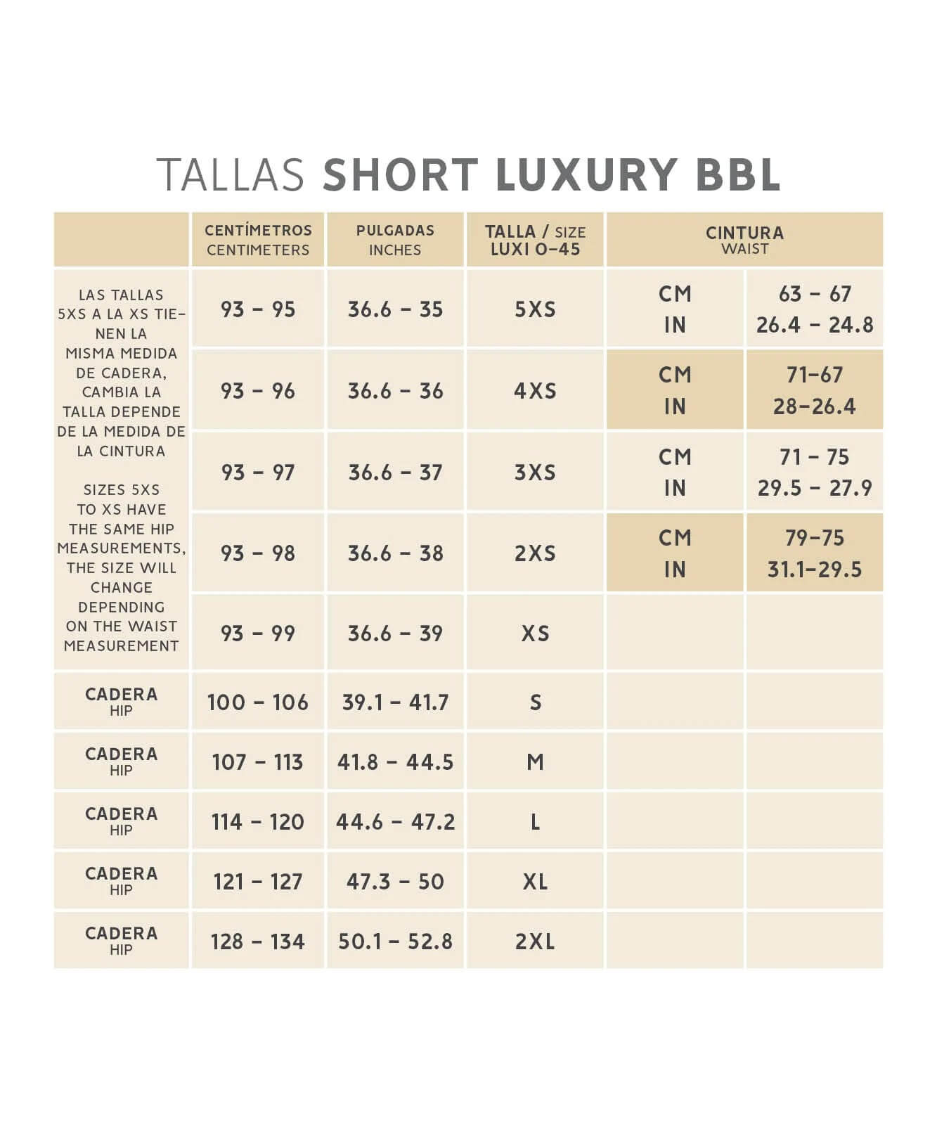 Short BBL - Luxury Queen ( Ref. LuxBBL-045 )