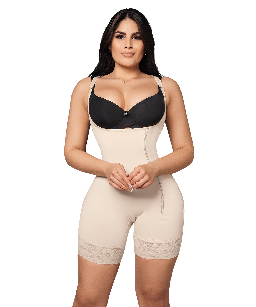 Post Surgical Compression Garment - 2XS / Beige (Ref. C-001)