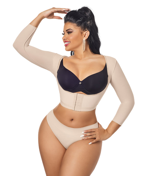 REF: 8037 Ideal Faja for a bare-shoulder dress, high compression, fast  shaping. Doctor recommended for post parto, post cirujia, and weight loss.