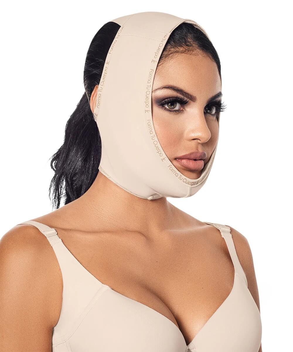 Chin Strap Support Band (with foam) • Beige  ( Ref. C-050 )