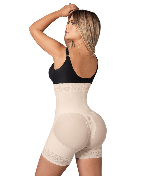 JPLILY Fajas Colombianas Bbl Post Surgery Compression Garment Full Body  Shaper Butt Lifter Thigh Bodysuit Slimmer Shorts, Beige, 2X-Large :  : Clothing, Shoes & Accessories