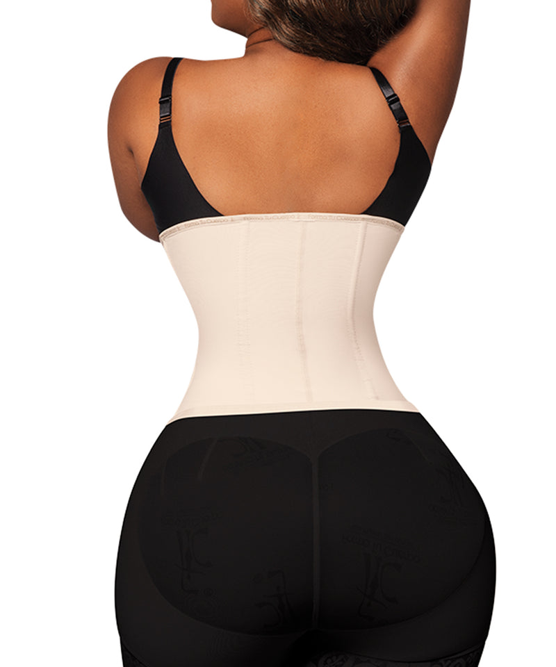 Fajas Colombianas Moldeadoras Shapewear for women Double-Layered 3-position  front hook Wear for Enhanced Workout Strapless waist trainer Corset