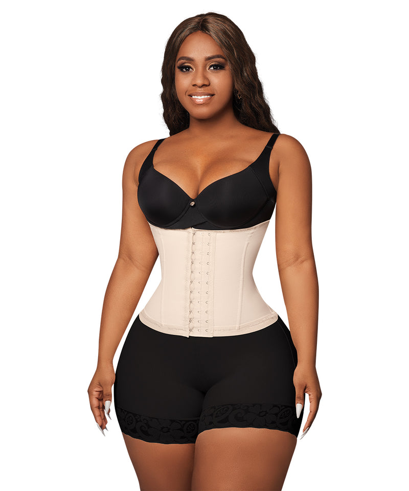 Fajas Salome 0313, Waist Trainer Vest Tummy Control Compression Garment  for Women