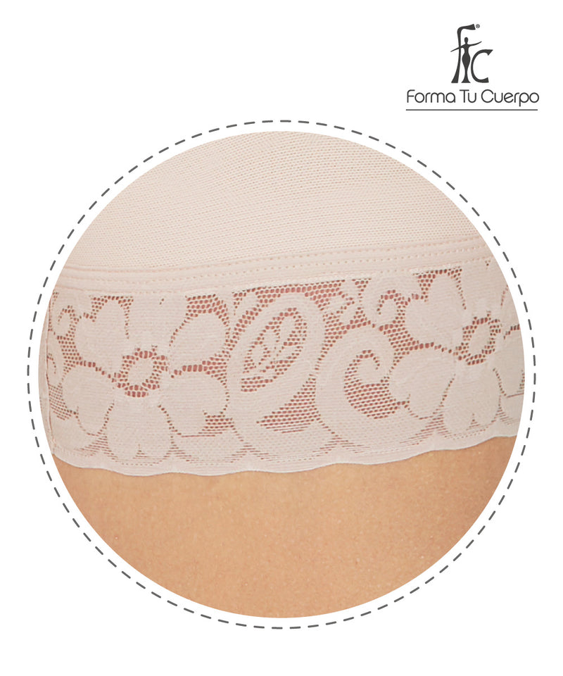 Mid thigh Strapless Colombian Faja-( Ref. O-051 ) –