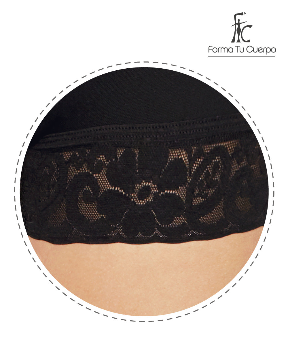 Short Colombian Faja - Black ( Ref. O-071 )